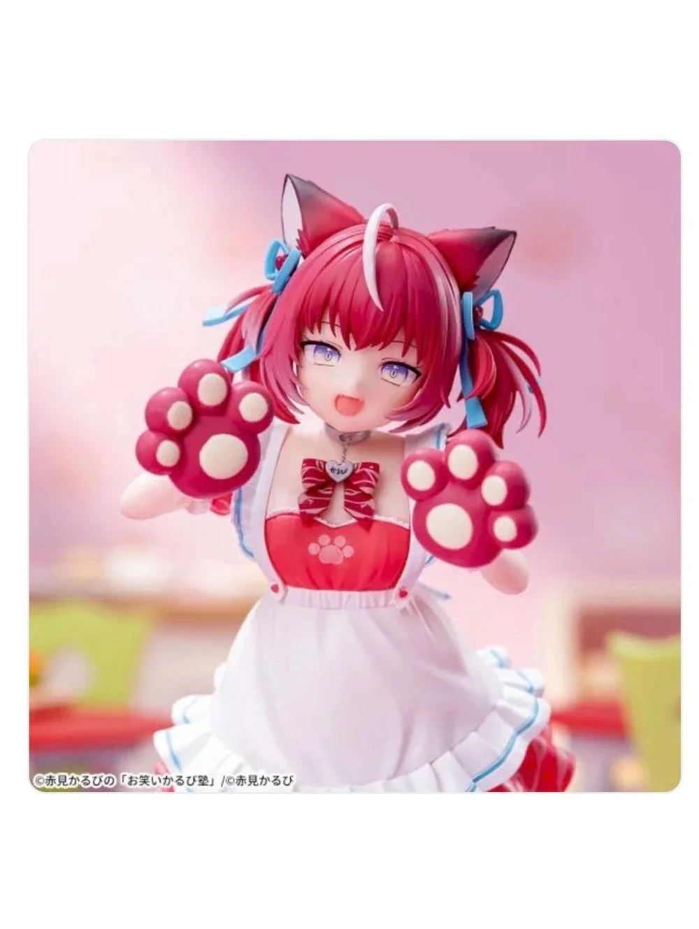 Akami Karubi Anime Figure by Lumica - Adorable Catgirl with Paws and Tail